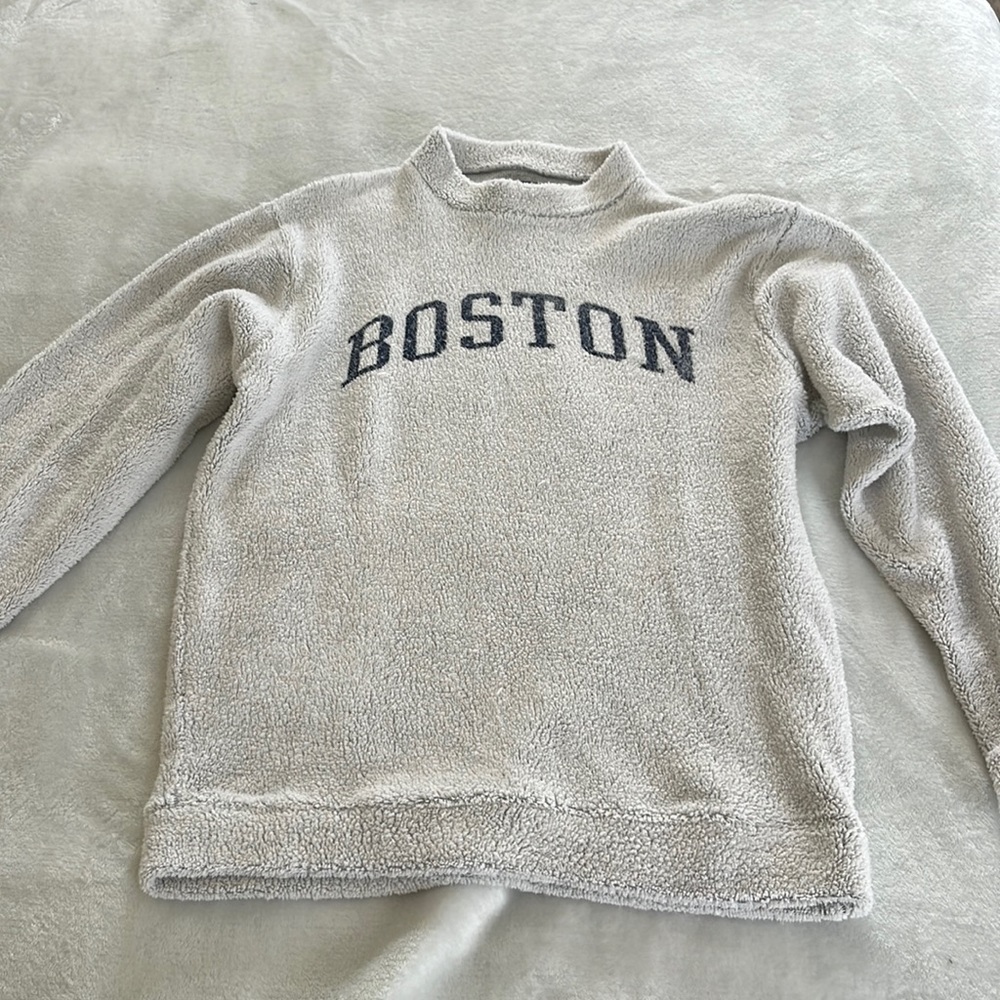 Boston Sherpa Crewneck